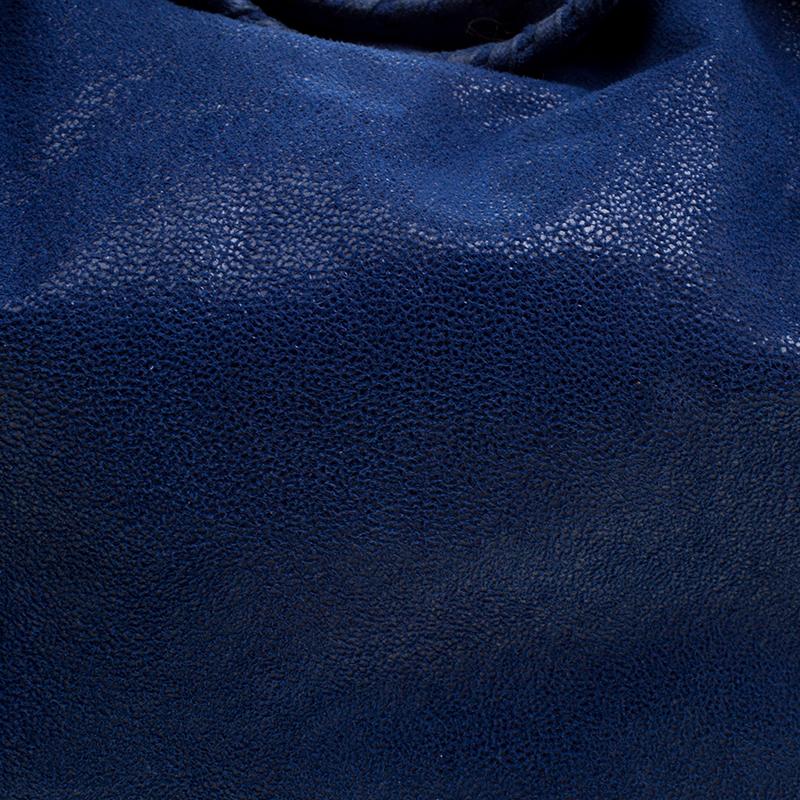 Women's Stella McCartney Blue Faux Leather Falabella Hobo