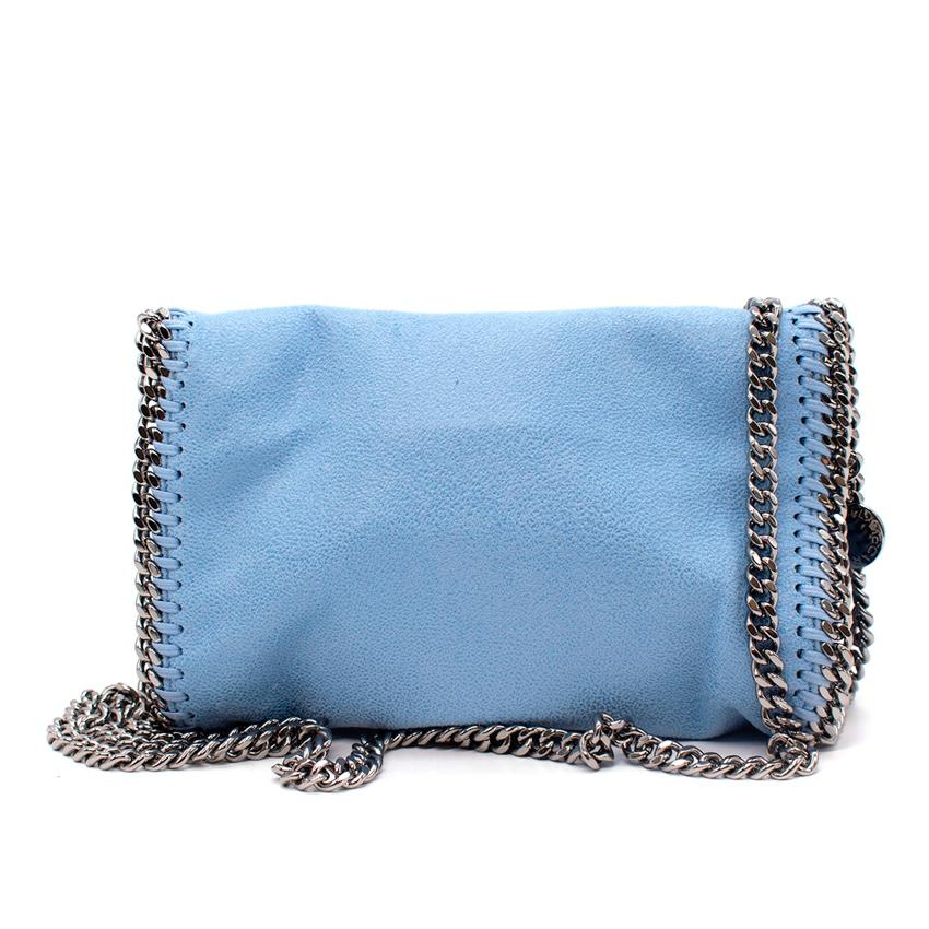 Stella McCartney Blue Ice Cream Applique Falabella Cross Body Bag In Excellent Condition For Sale In London, GB