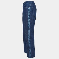 Stella McCartney Blue Logo Printed Denim Jeans M Waist 27"
