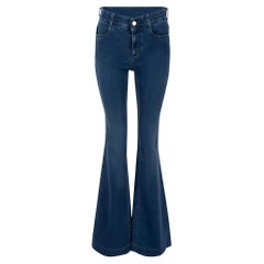 Stella McCartney Blue Mid-Rise Bootcut Jeans Size M