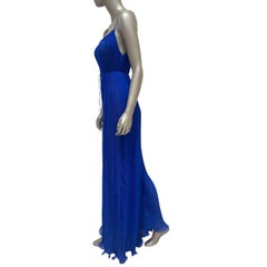 Stella McCartney Blue Pleated Maxi Dress sz.38