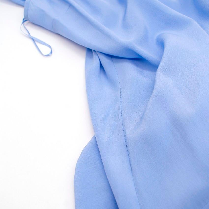Stella McCartney blue silk dress - Size US 2 For Sale 4