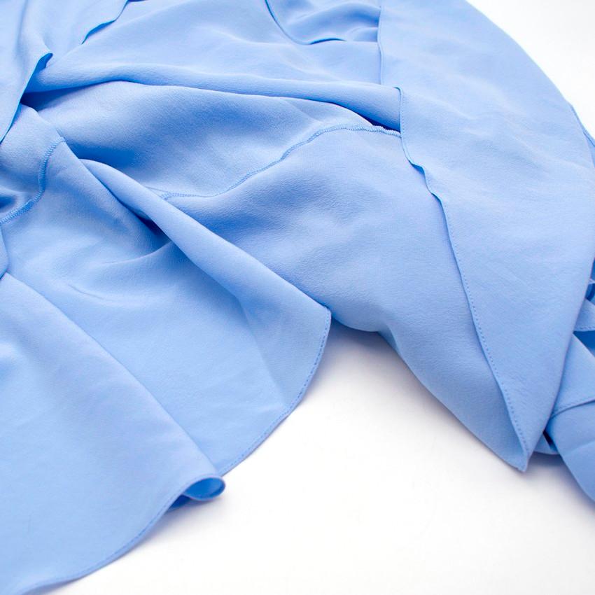Stella McCartney blue silk dress - Size US 2 For Sale 2