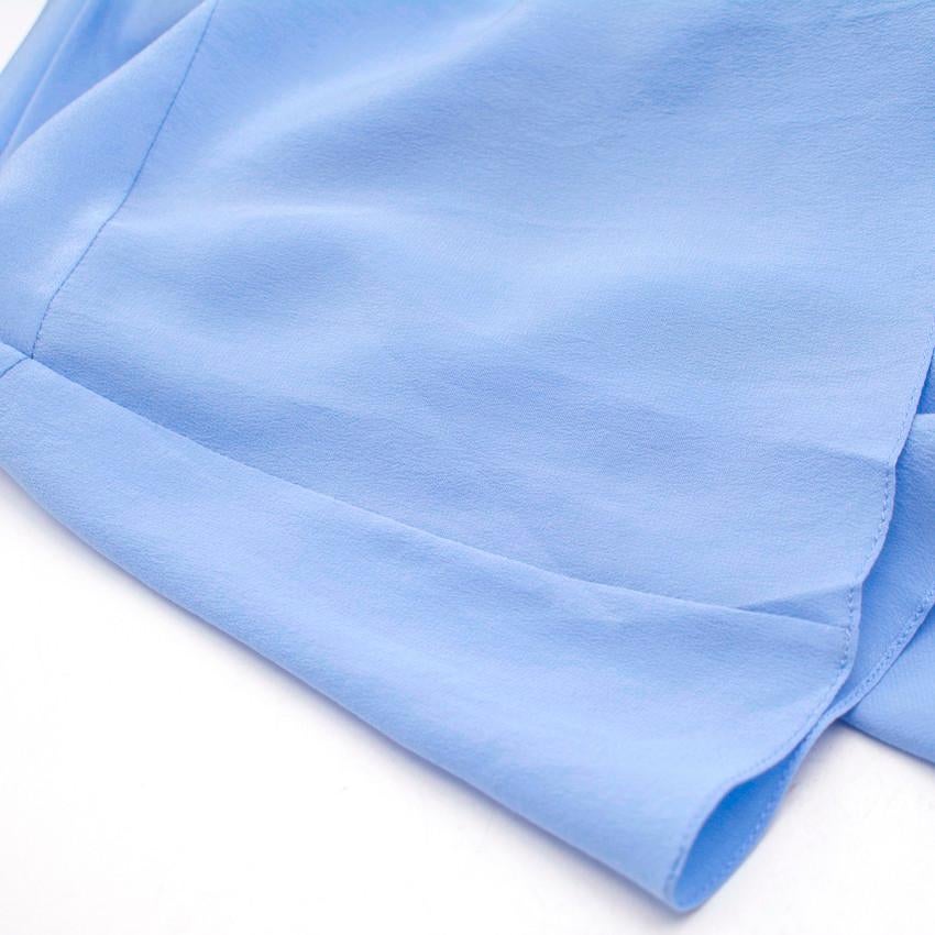 Stella McCartney blue silk dress - Size US 2 For Sale 3