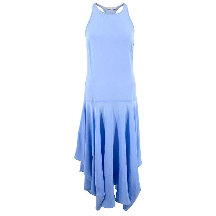 Stella McCartney blue silk dress - Size US 2 For Sale