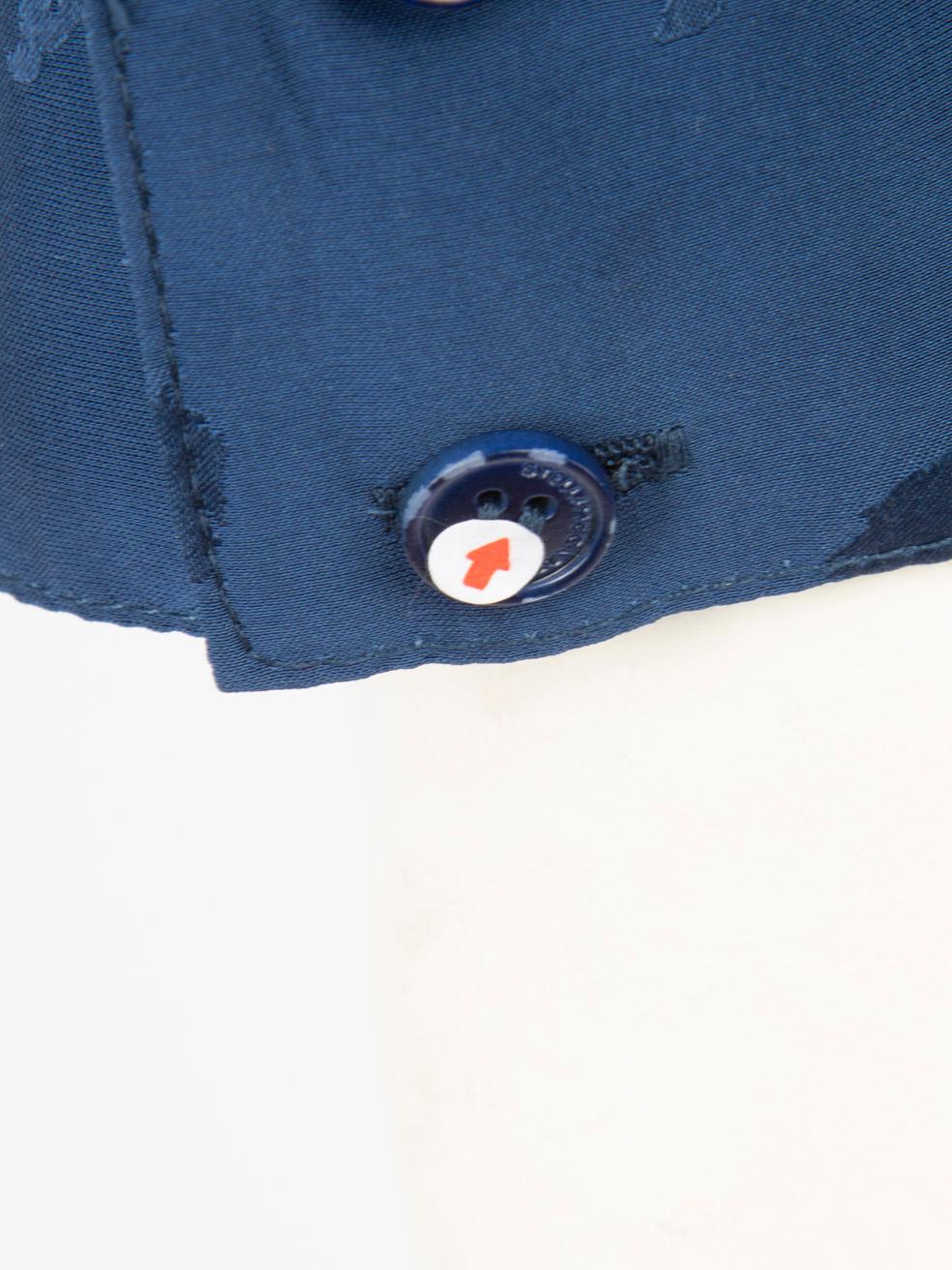 Donna Stella McCartney, camicetta in seta blu con stampa di cavalli, taglia M.