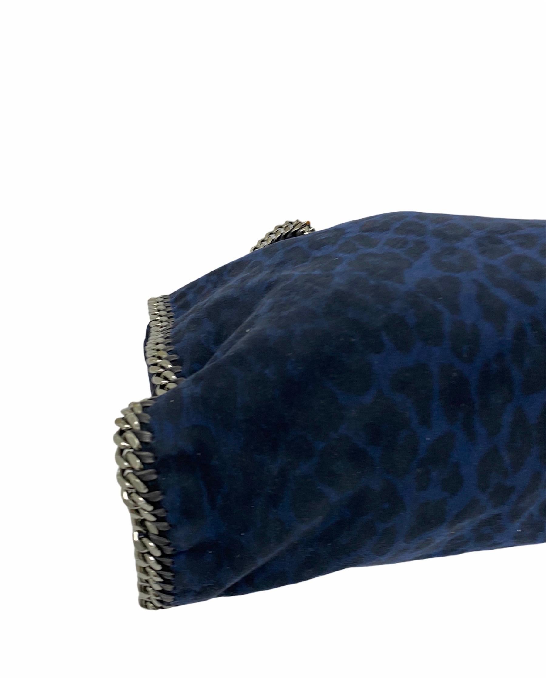 Stella McCartney Falabella Tasche aus blauem Wildleder von Stella McCartney im Zustand „Hervorragend“ in Torre Del Greco, IT