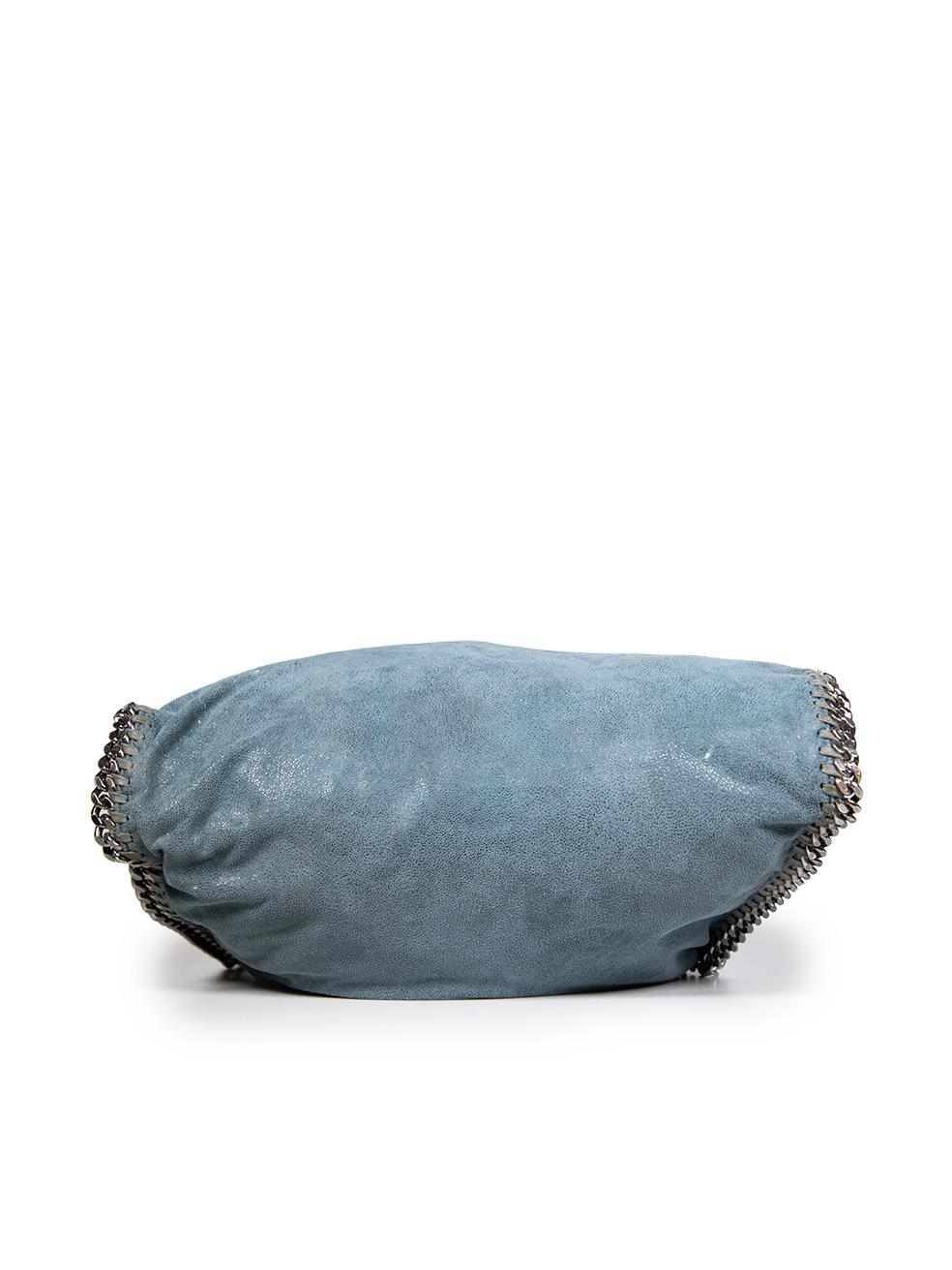 Stella McCartney Blue Vegan Leather Falabella Bag In Good Condition In London, GB