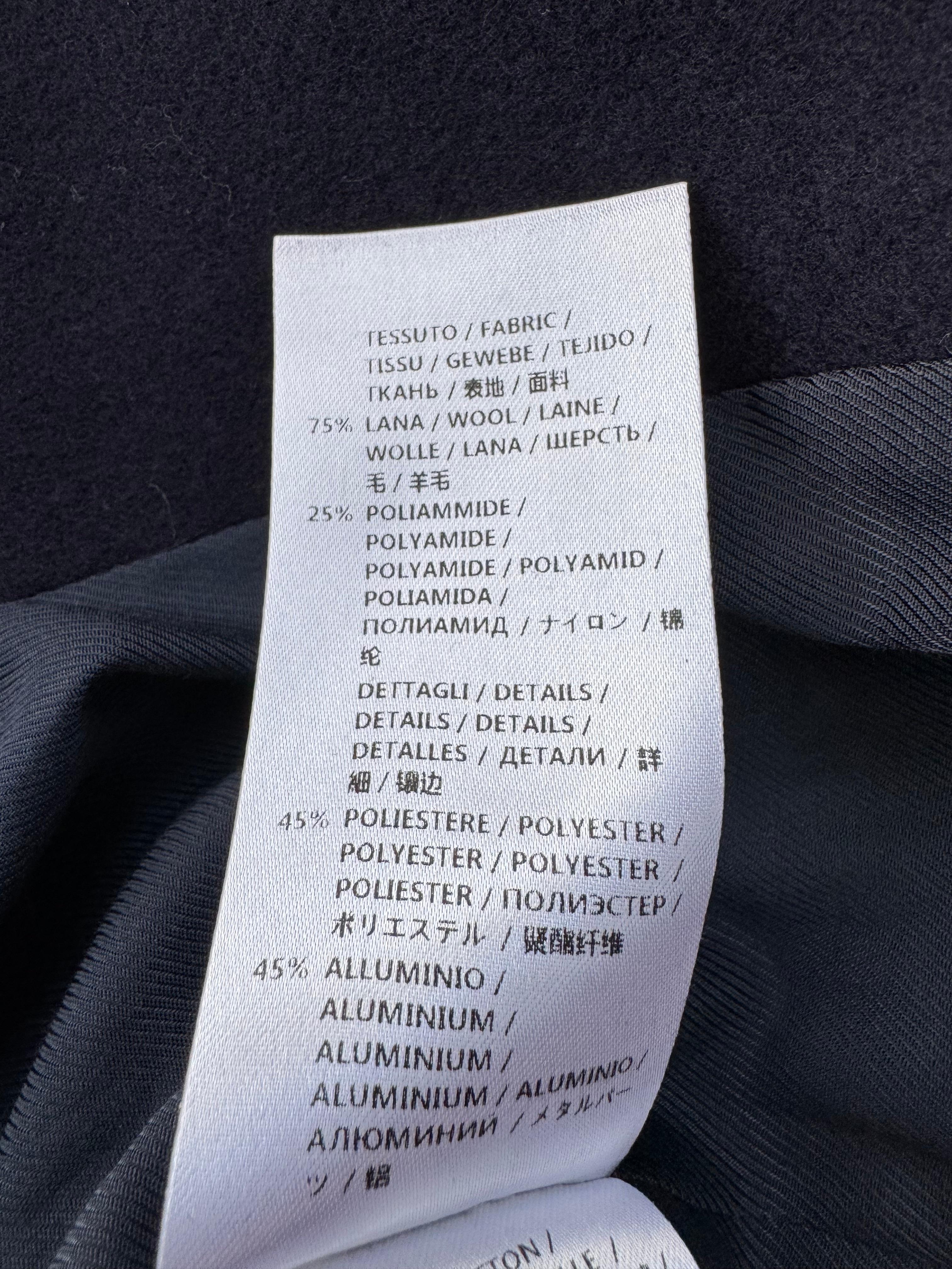 Stella McCartney Blue Wool Jacket with Chain detail For Sale 2