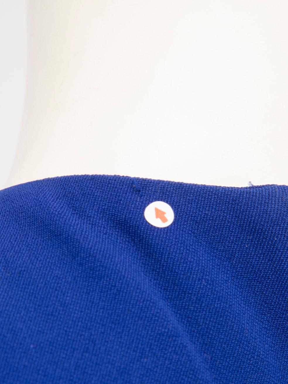 Women's Stella McCartney Blue Zip Detail Short Dress Size XS For Sale
