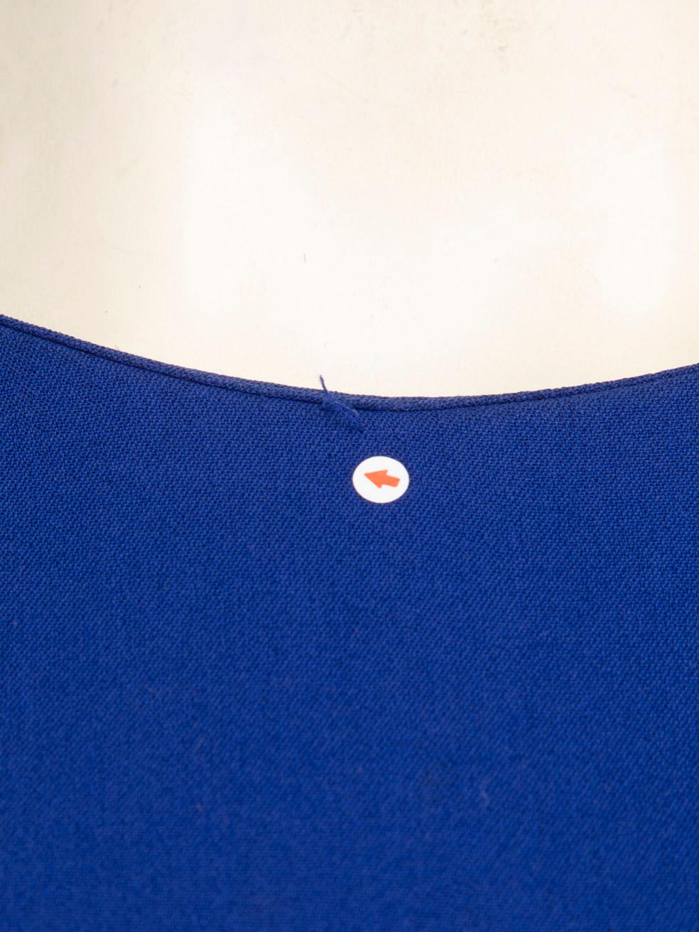 Stella McCartney Blue Zip Detail Short Dress Size XS For Sale 1