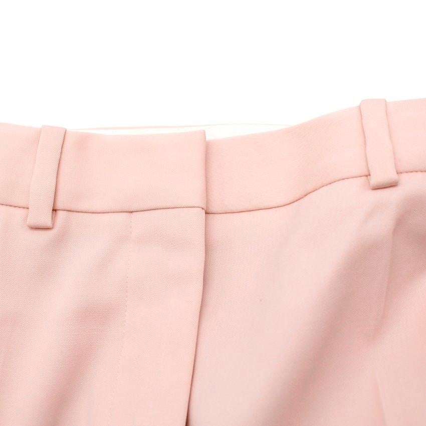 blush pink trousers