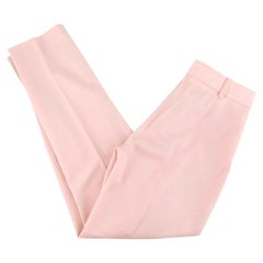 Stella McCartney Blush Pink Wool Tailored Trousers