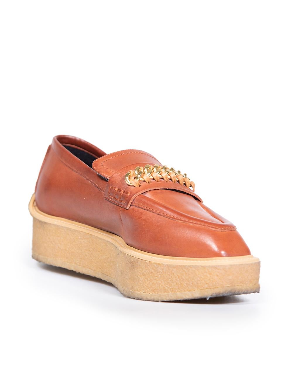 CONDITION is Very good. Minimal wear to loafers is evident. Minimal wear to uppers with some light scuffing throughout. Mild discolouration can be seen through the mid and outsoles on this used Stella McCartney designer resale item.
 
 Details

