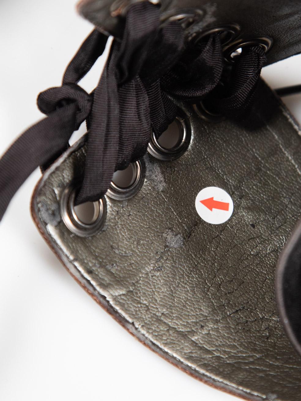 Stella McCartney Brown Bottes à talons hauts et à bouts carrés Taille IT 37 en vente 7