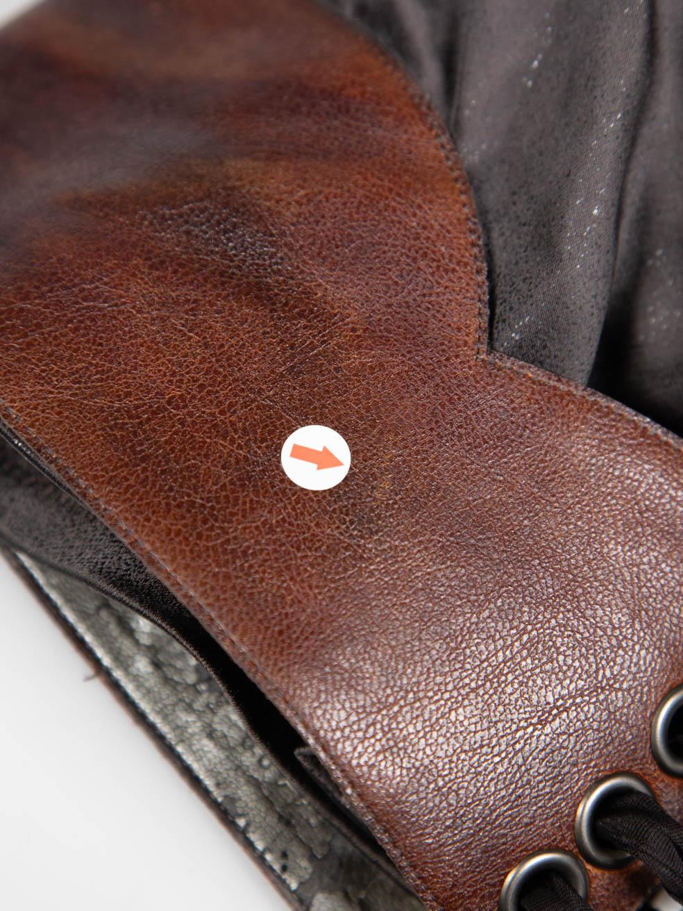 Stella McCartney Brown Bottes à talons hauts et à bouts carrés Taille IT 37 en vente 12