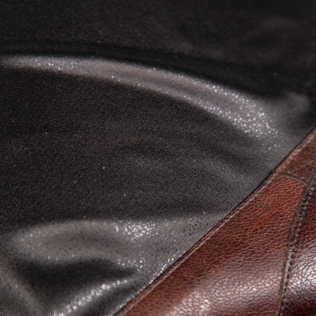 Donna Stella McCartney, stivali con tacco alto a punta quadrata di colore marrone, misura IT 37 in vendita