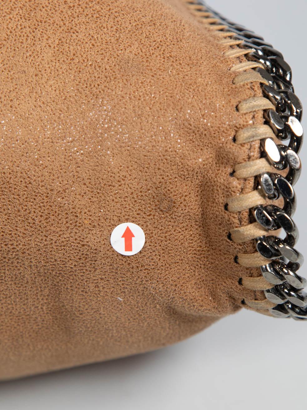 Stella McCartney Brown Vegan Leather Falabella Bag 4