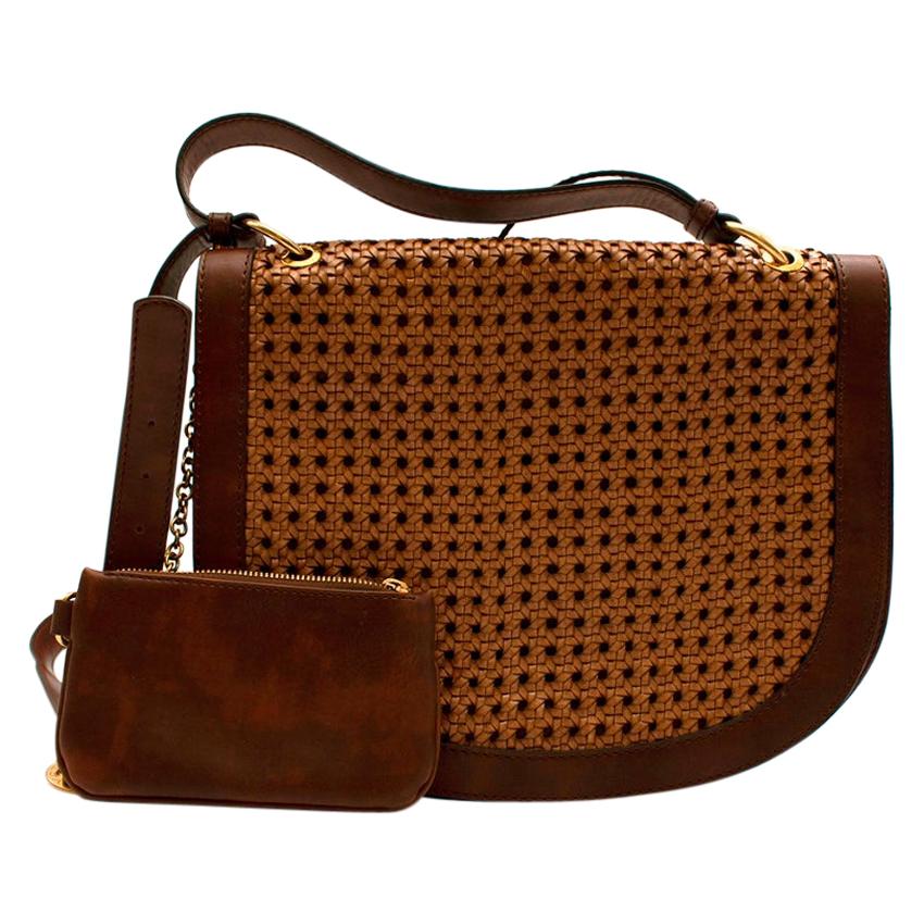 Stella McCartney Vegan Leather Crossbody Bag w/ Tags - Brown Crossbody Bags,  Handbags - STL234737