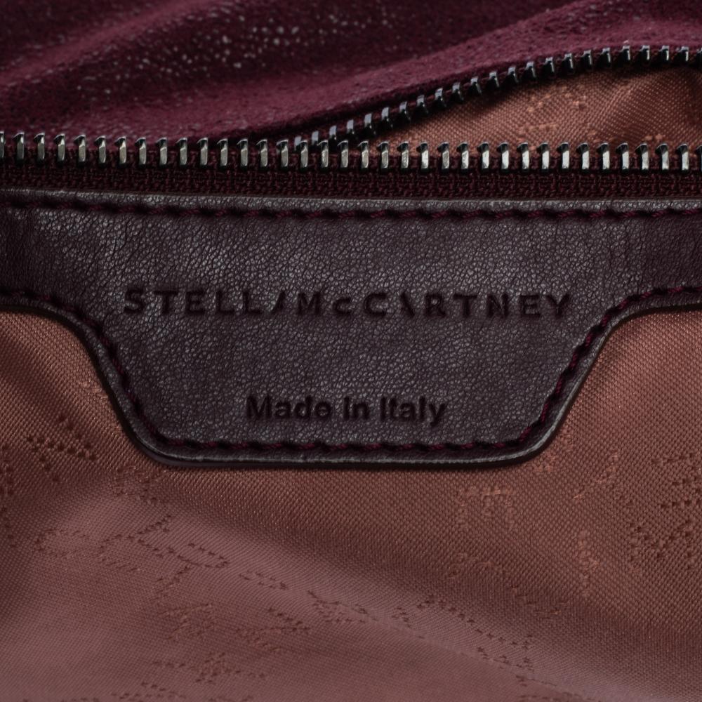 Stella McCartney Burgundy Faux Leather Small Falabella Tote 2