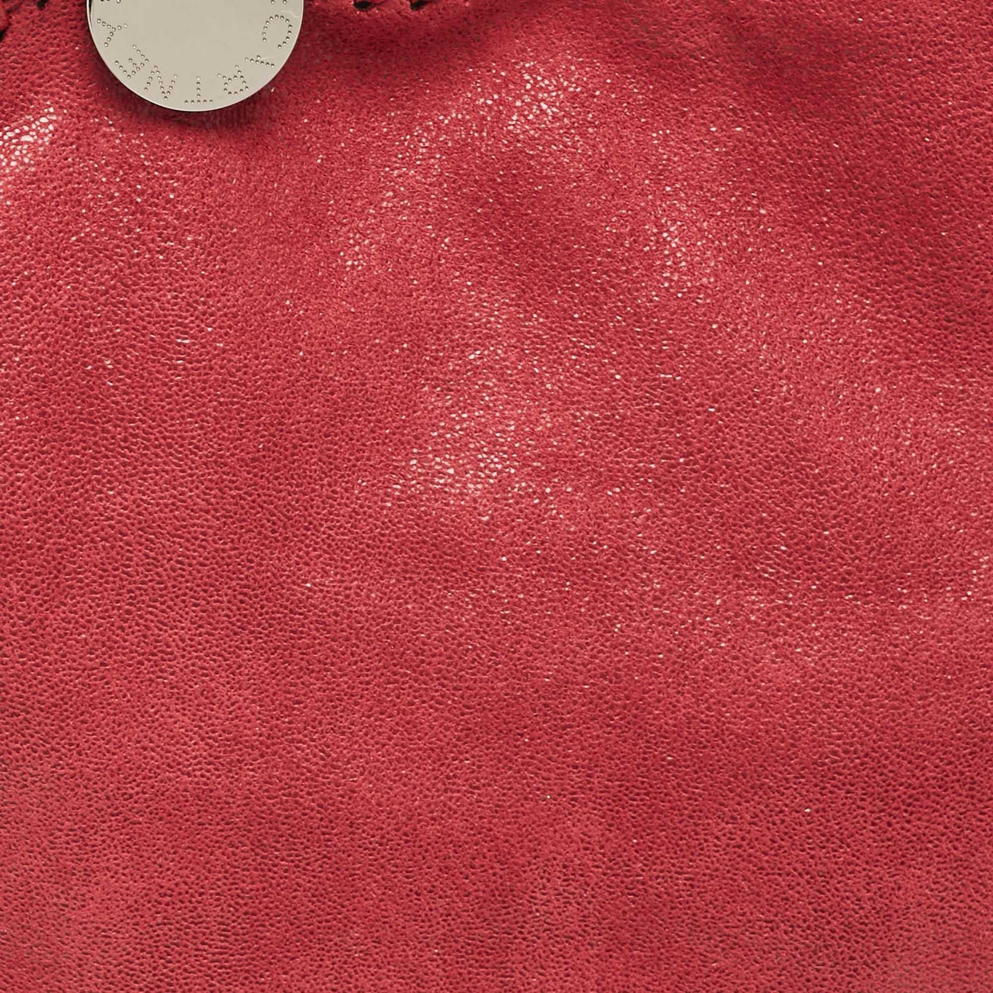 Women's Stella McCartney Burgundy Faux Leather Small Falabella Tote