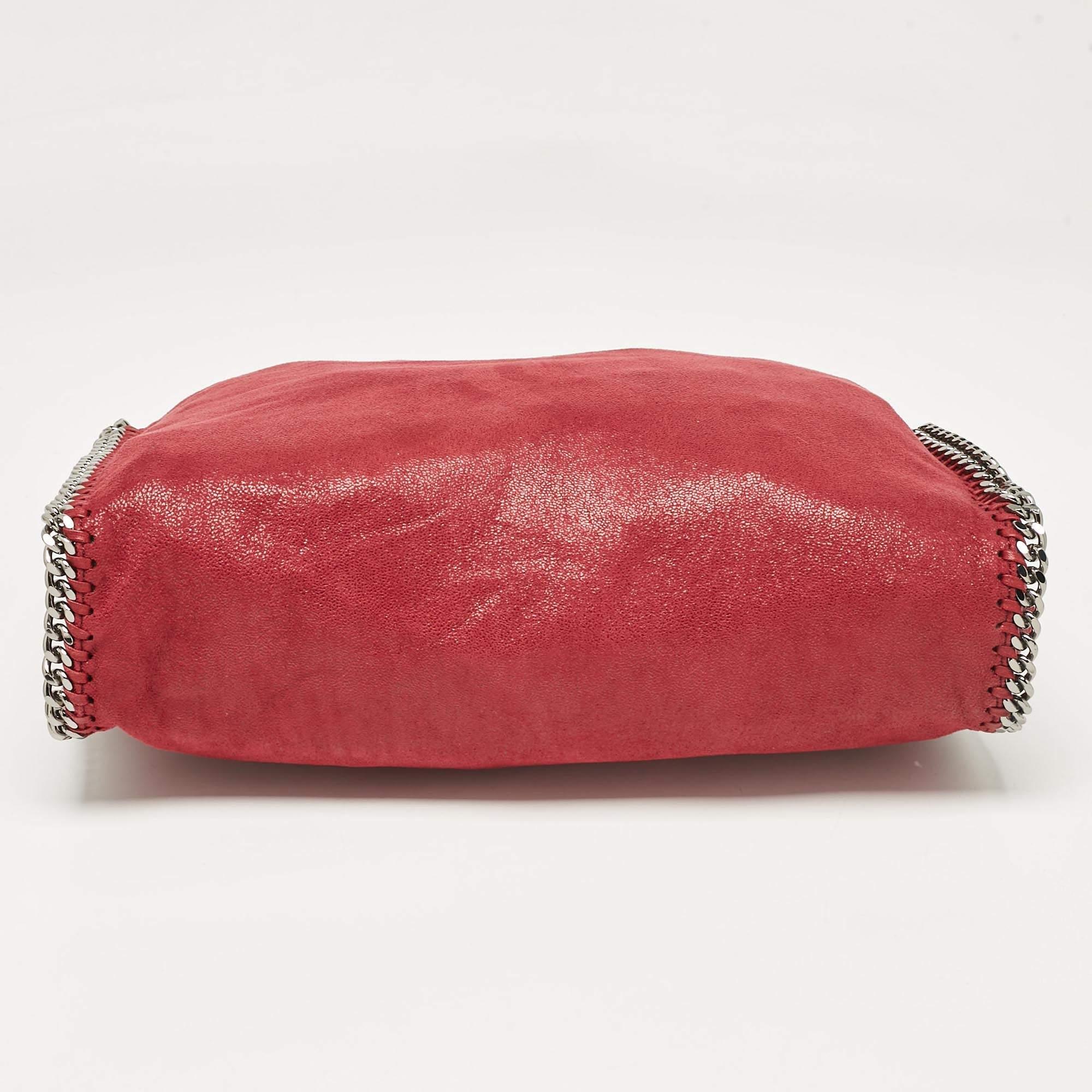 Stella McCartney Burgundy Faux Leather Small Falabella Tote 1