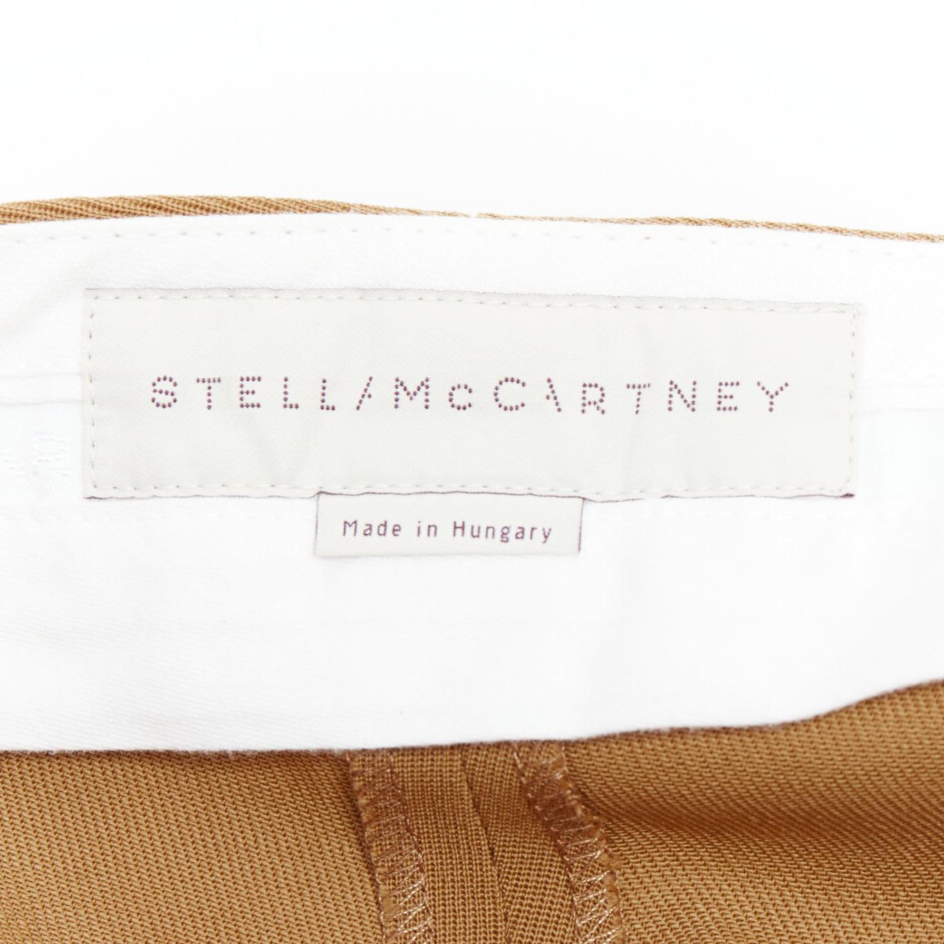 STELLA MCCARTNEY Pantalon effilé à ourlet côtelé et ballons IT36 XXS en vente 3