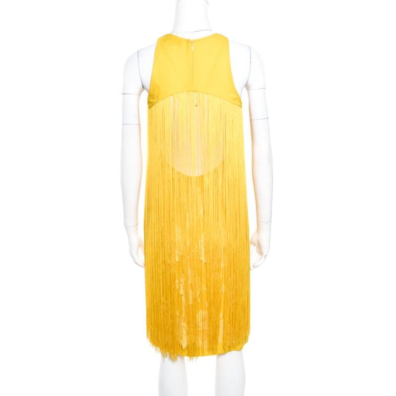 yellow dress stella mccartney