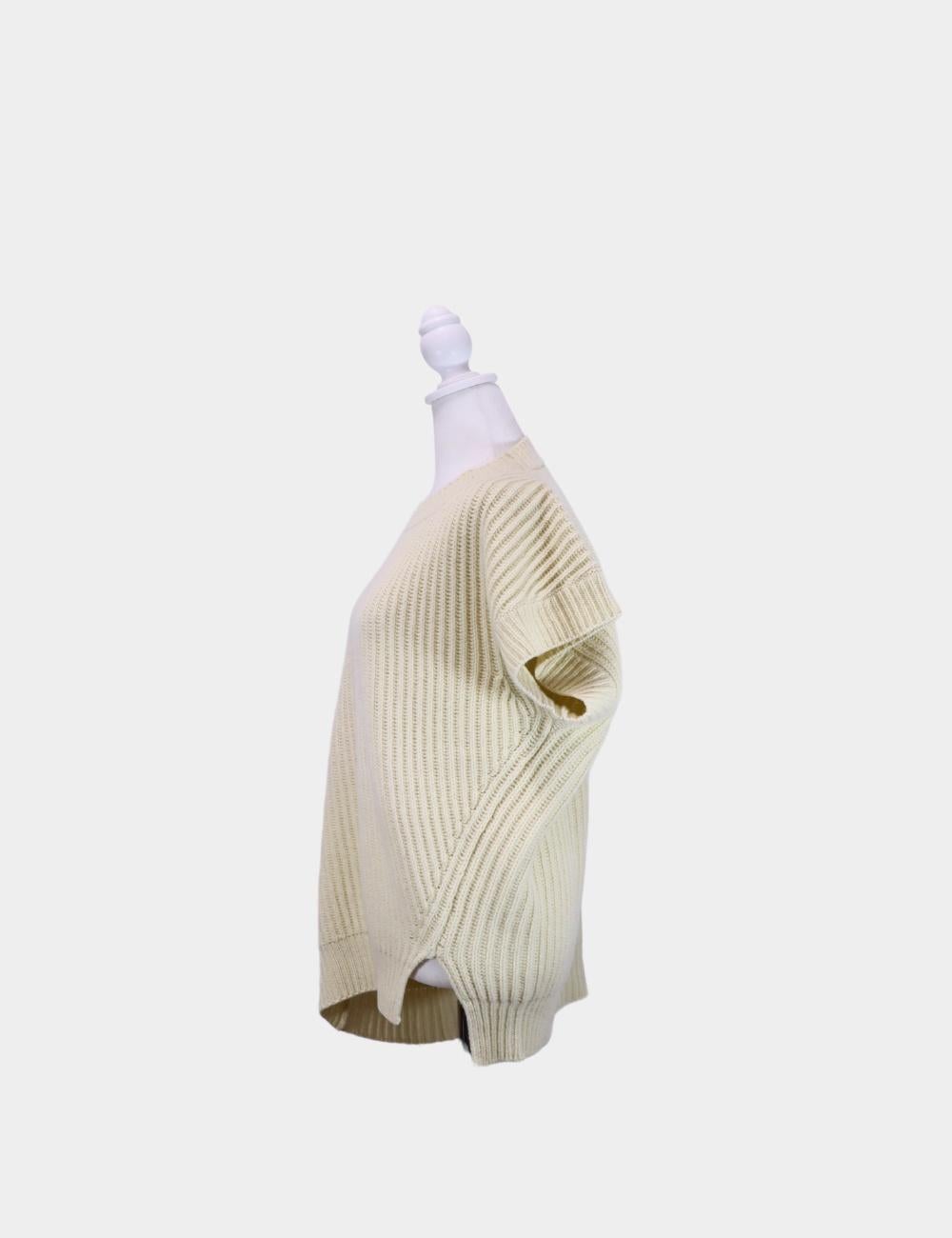 Stella McCartney Kaschmirpullover Größe IT 44 (Beige) im Angebot