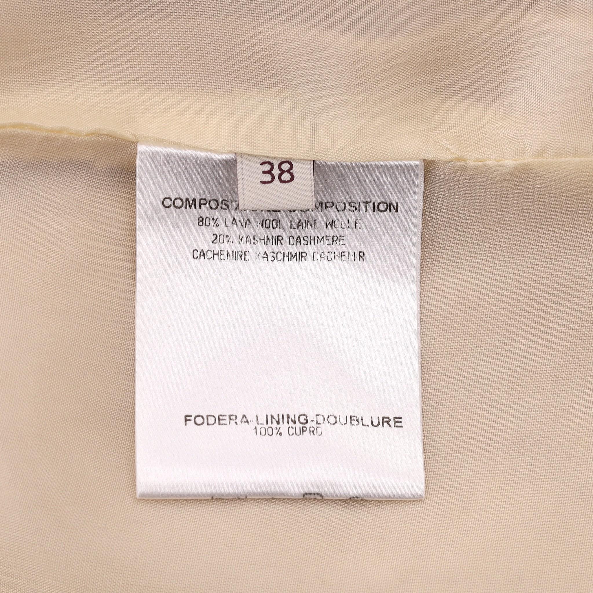 Stella McCartney Cashmere & Wool A-Line Coat 1