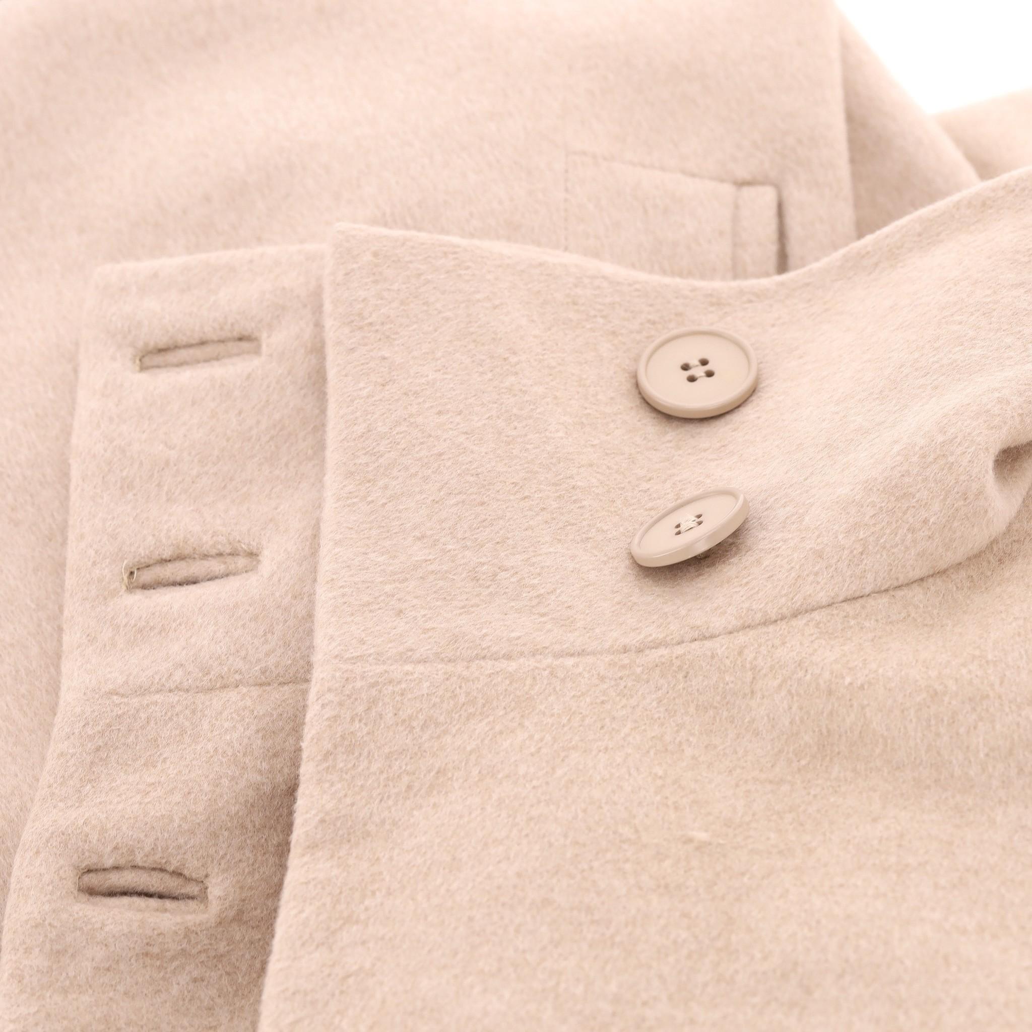 Stella McCartney Cashmere & Wool A-Line Coat 2