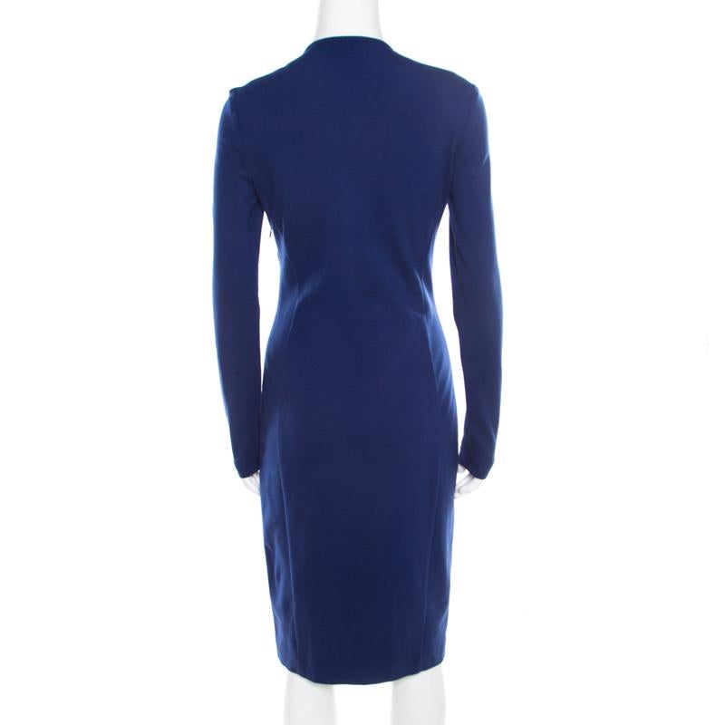 Constructed in an elegant shape with embossed jacquard detailing on the front, this Stella McCartney dress will offer you a great fit. Complete with long sleeves and a round neckline, the dress will look great with pumps and sandals