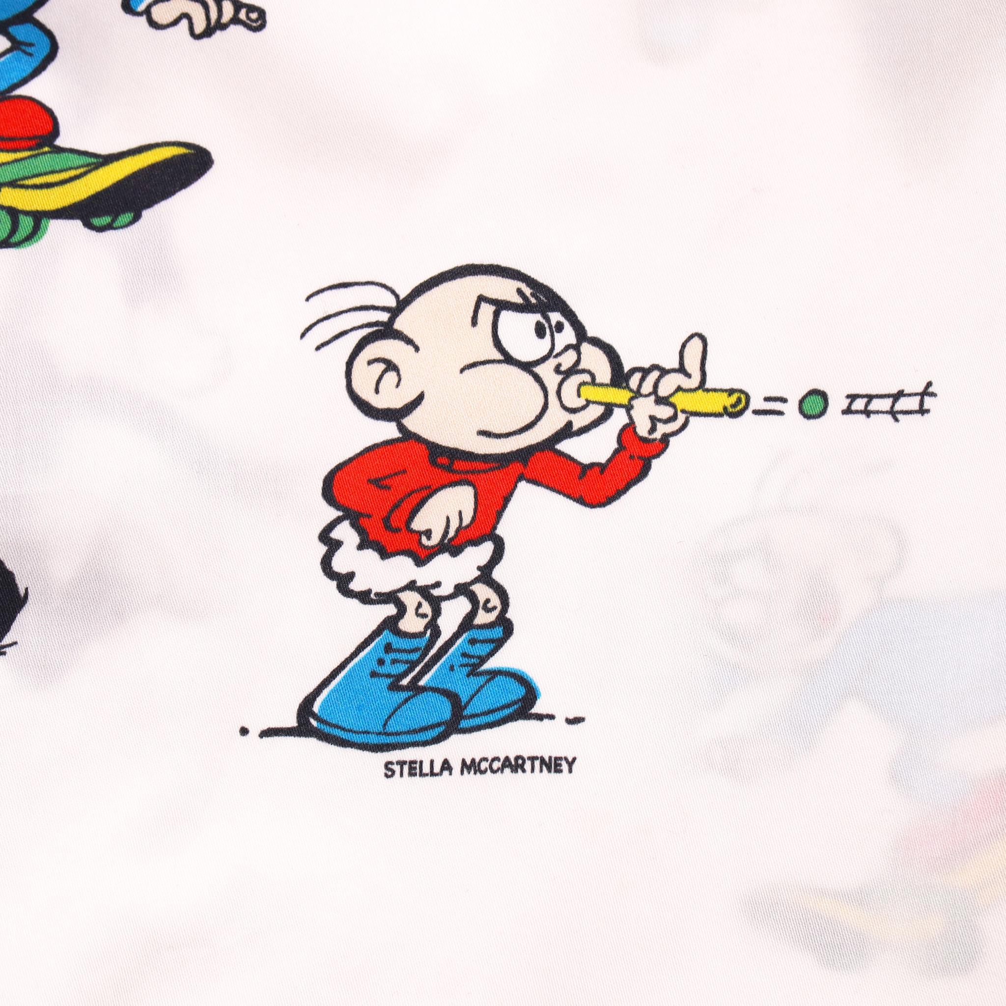 Camicia in cotone con stampa a fumetti di Stella McCartney in vendita 1