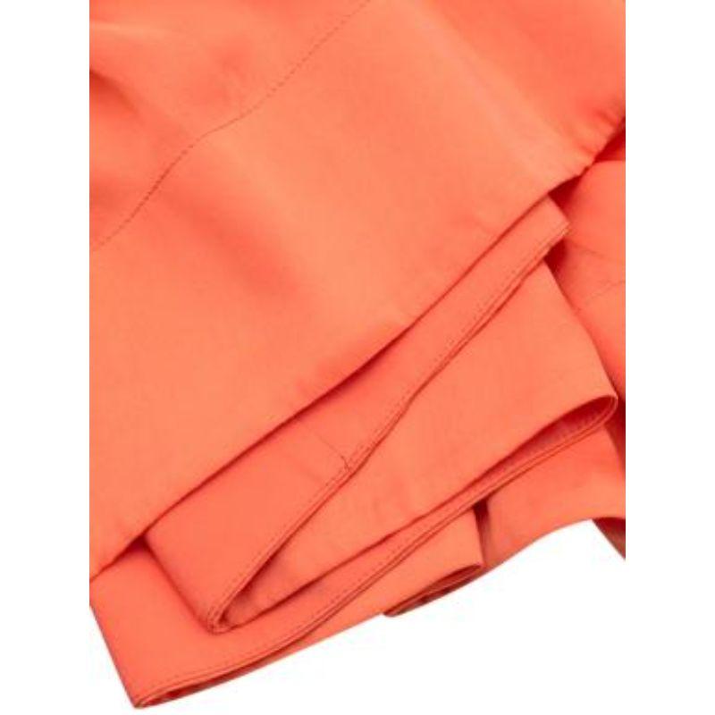 Stella McCartney Coral Pleated Trapeze Dress For Sale 2