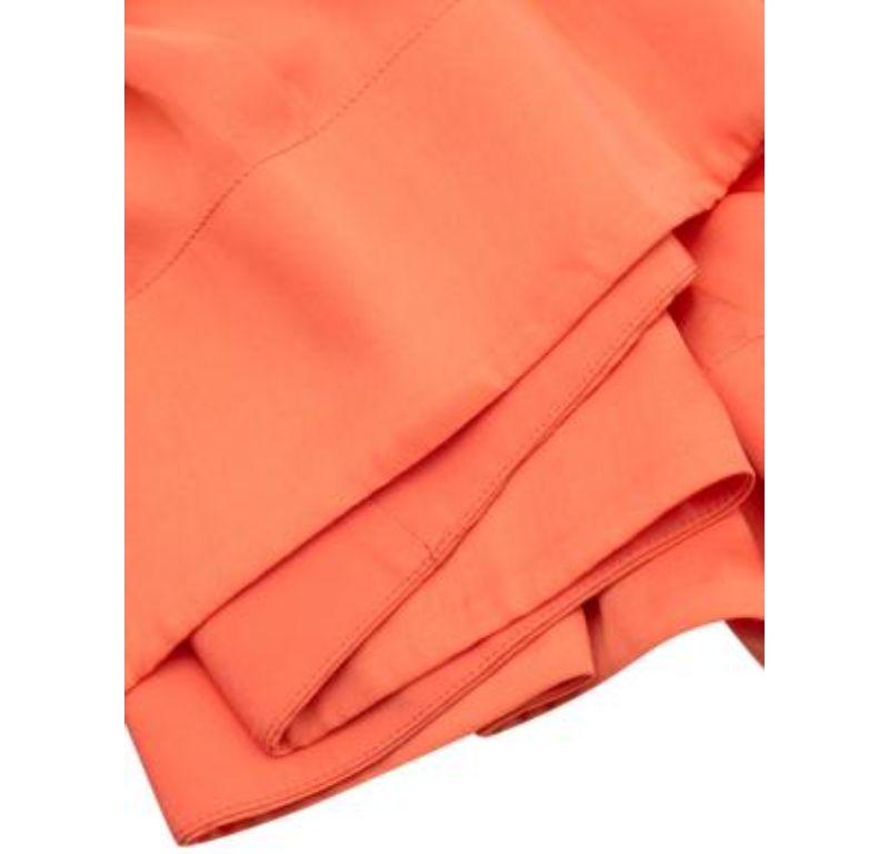 Stella McCartney Coral Pleated Trapeze Dress For Sale 2