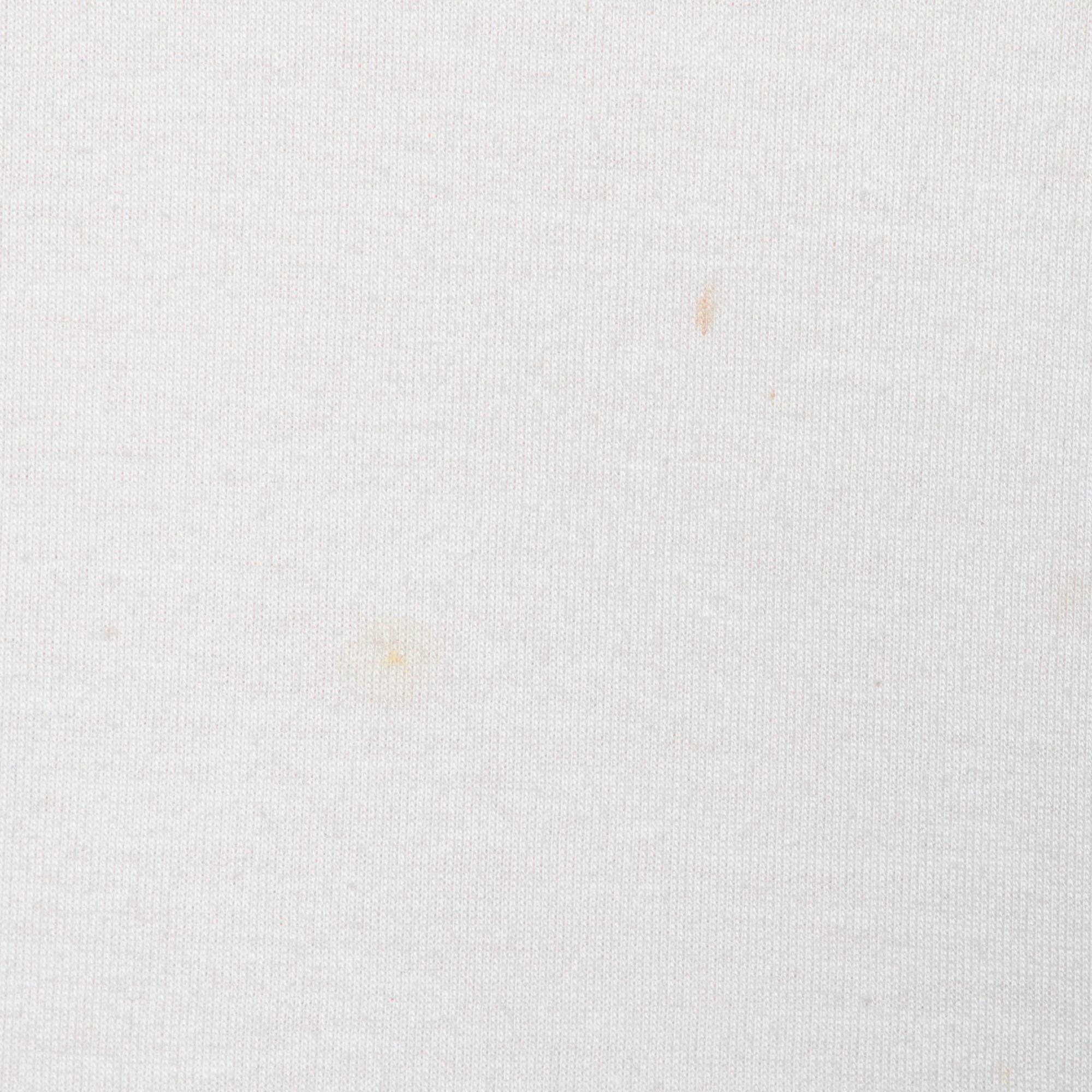 Beige Stella McCartney - Sweat-shirt en tricot de coton crème avec bordure à volants S en vente