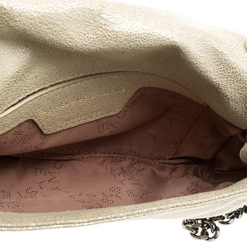 Stella McCartney Cream Leather Falabella Crossbody Bag 5