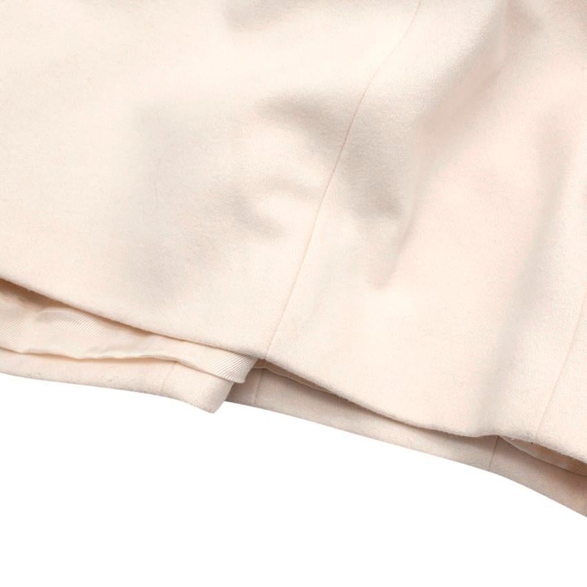 Stella McCartney Cremefarbenes Bustierkleid aus Wolle und Kaschmir mit Verzierungen im Angebot 3