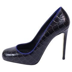 Stella McCartney Croc Embossed Pumps Size EU 38.5