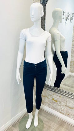 Stella McCartney Cropped Skinny Cotton Jeans