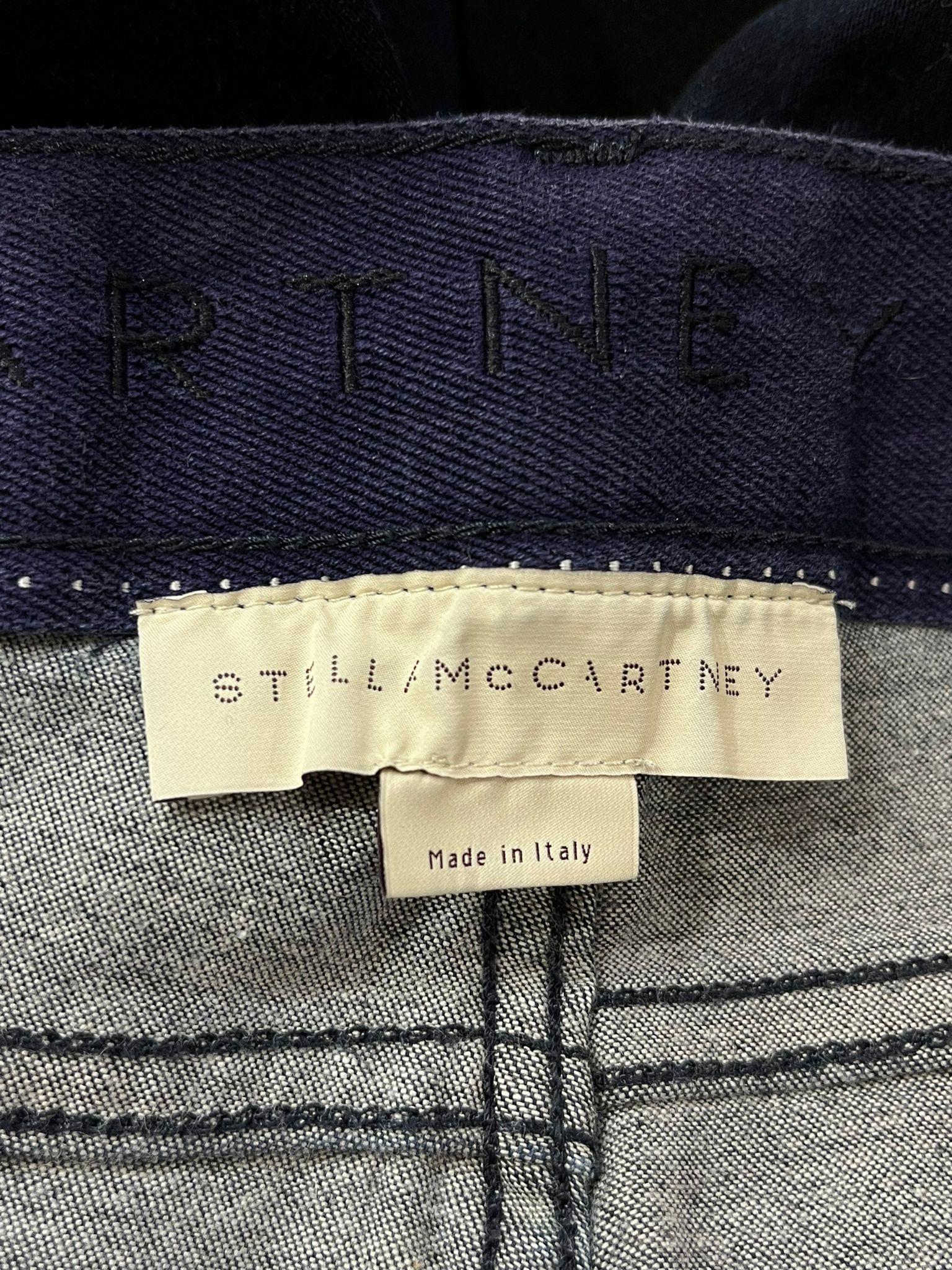 Stella McCartney Cropped Skinny Cotton Jeans In Excellent Condition For Sale In London, GB