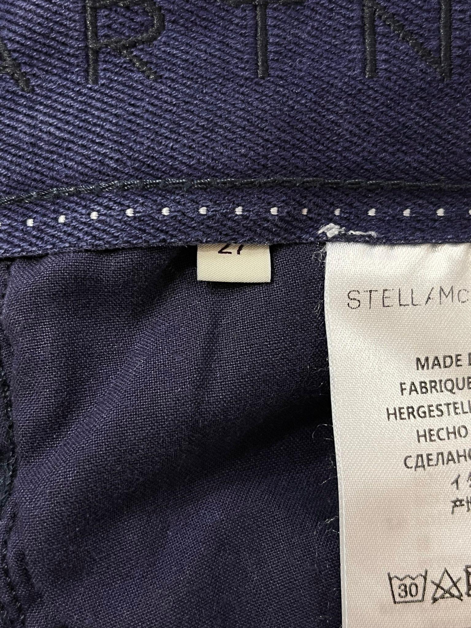 Stella McCartney Cropped Skinny Cotton Jeans For Sale 1