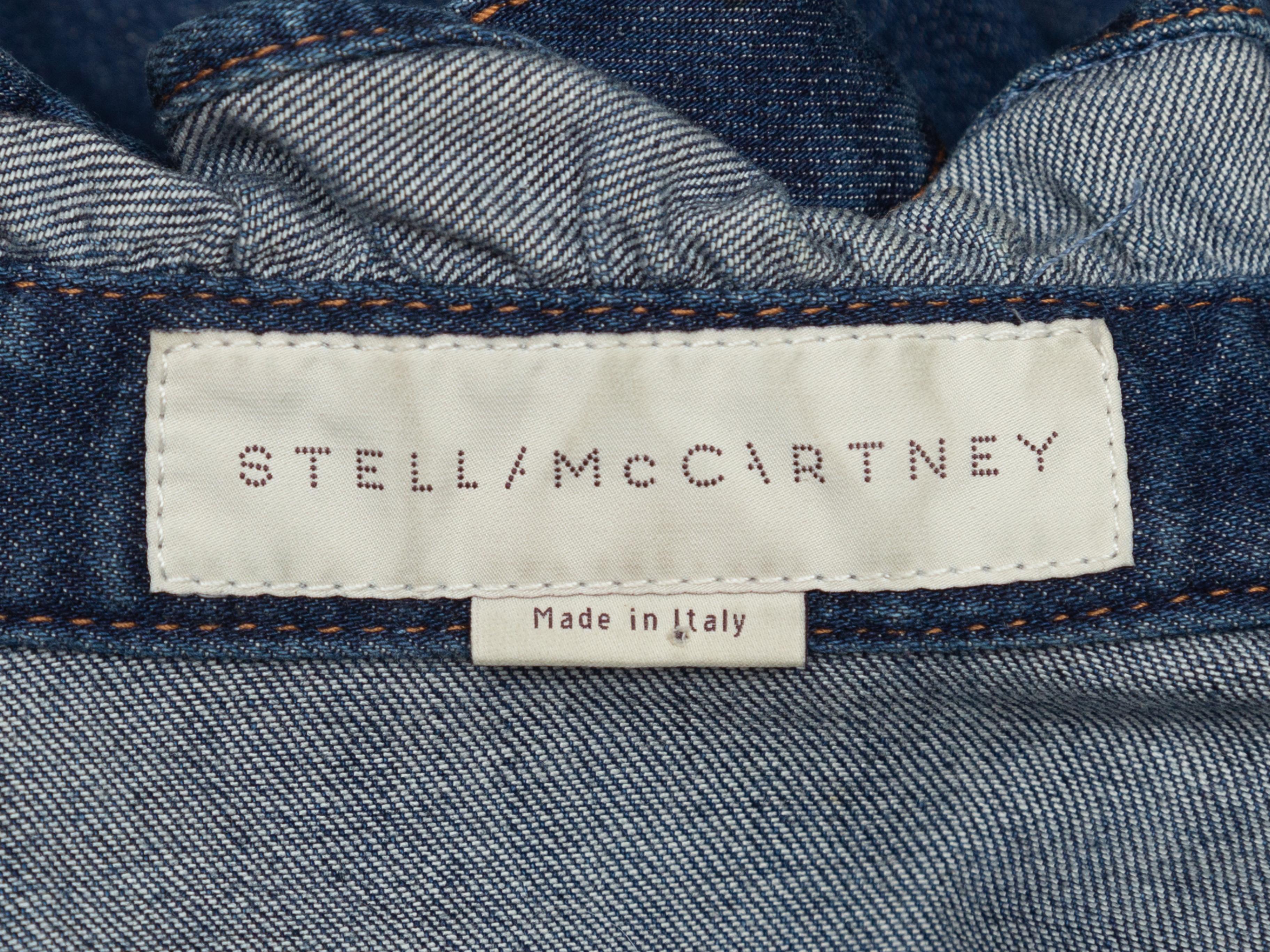 Women's Stella McCartney Dark Blue Denim Button-Up Top