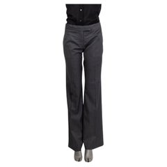 STELLA MCCARTNEY Pantalon CLASSIQUE gris foncé en laine 44 L