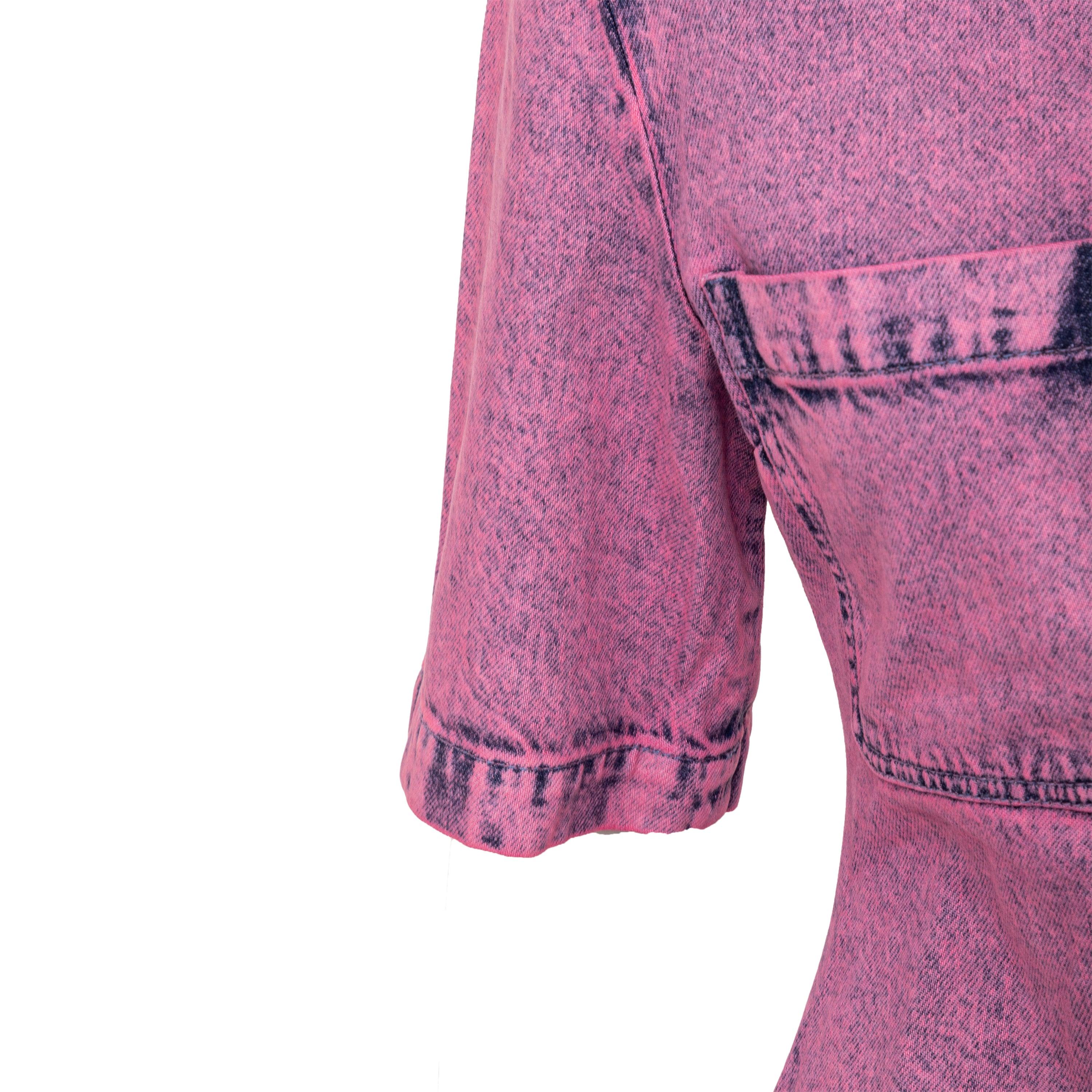 Purple Stella McCartney Dyed Denim Shirt - '10s For Sale