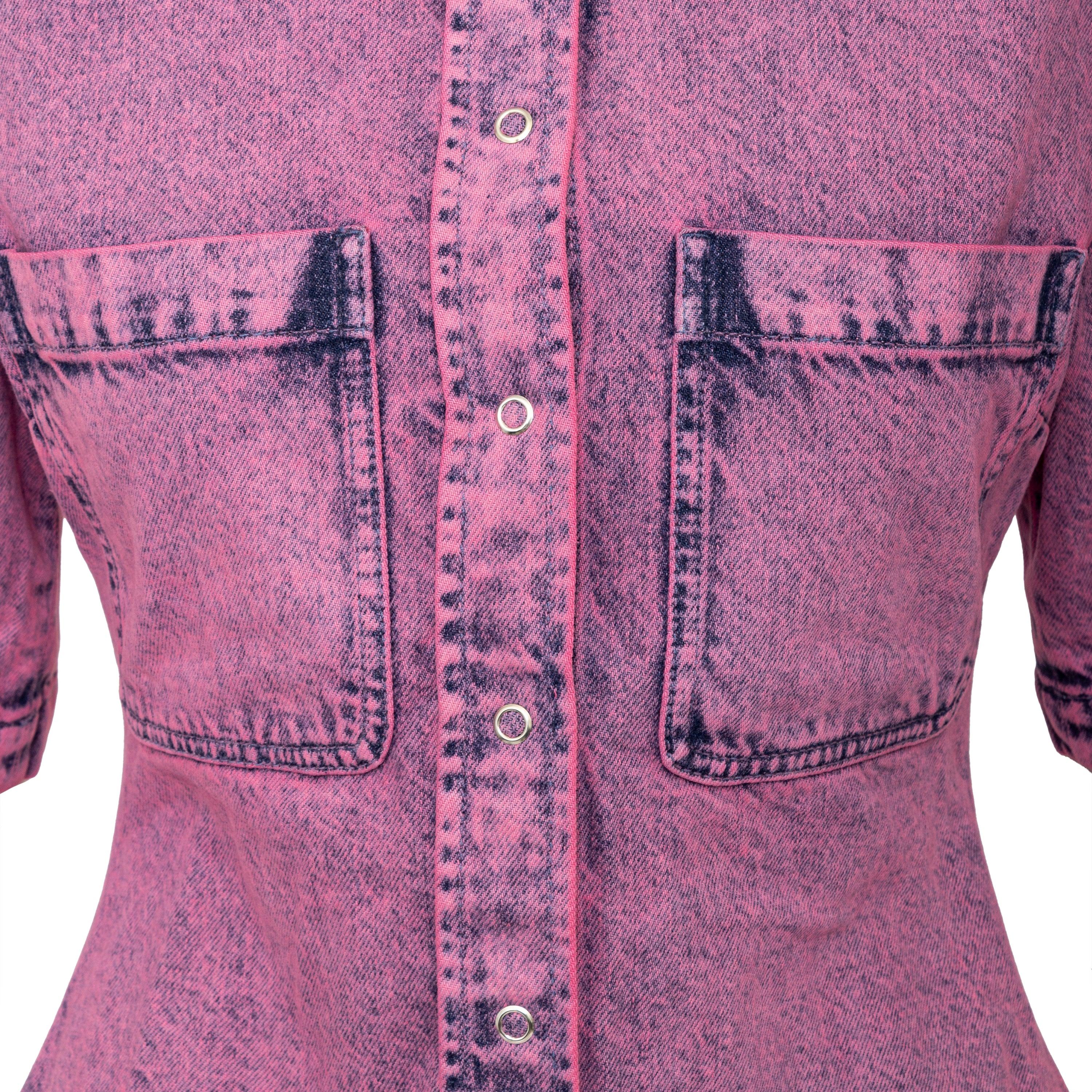 Stella McCartney Dyed Denim Shirt - '10s In Excellent Condition For Sale In Milano, IT