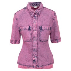 Stella McCartney Gefärbtes Denimhemd - '10er Jahre