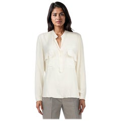 Stella McCartney Ecru Long Sleeve Blouse Size S