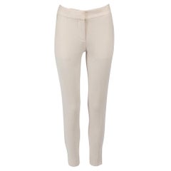 Stella McCartney Ecru Slim Fit Trousers Size XXS Stella McCartney Ecru Slim Fit Trousers Size XXS