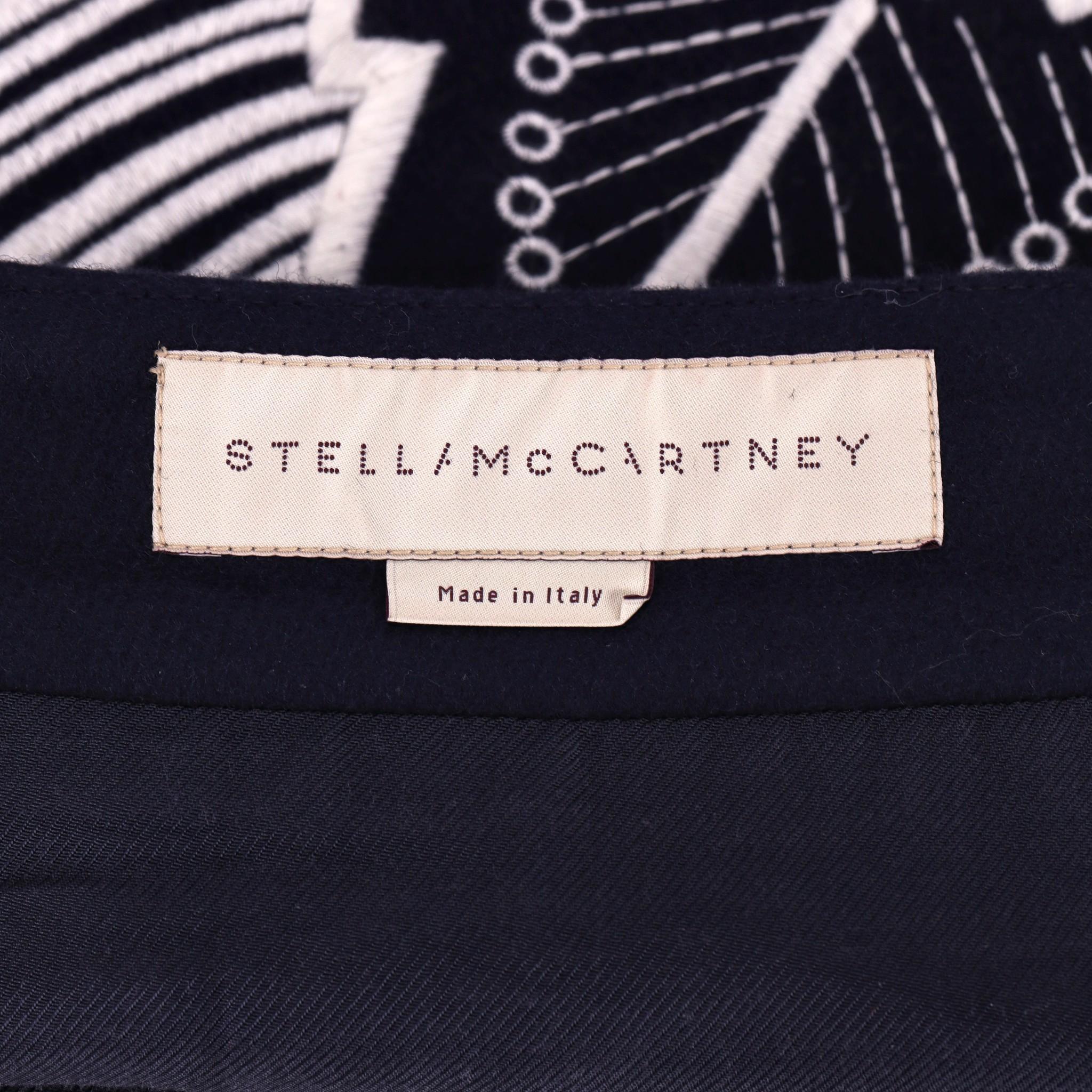 De las mujeres Stella McCartney Falda bordada en mezcla de lana y cachemira en venta
